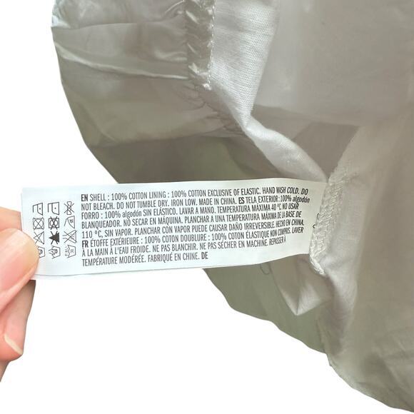 NWT English Factory Smocked Bust Multi Ruffles Maxi Gown  White Size Large L - Picture 11 of 11